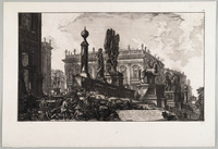 TvB G 6588
<br/>
Veduta del Campidoglio di fianco
<br/>
<em>Piranesi, Giovanni Battista (1720-1778)</em>